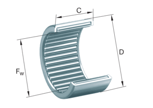 INA INA HN1612 Drawn cup roller bearing