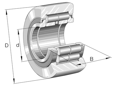 INA INA NUTR2052 Yoke type track rollers
