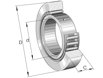 INA INA STO25 Yoke type track rollers