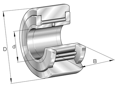 INA INA NATV30 Yoke type track rollers