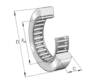 INA INA RSTO12 Yoke type track rollers