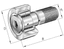 INA INA NUKR90 Stud type track rollers