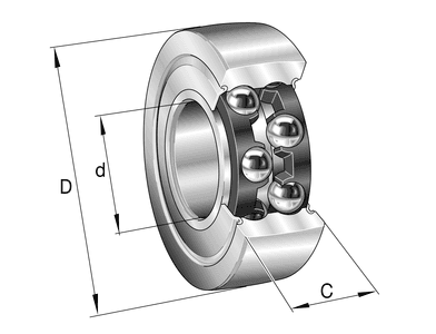 INA INA LR50/5-2RSR Track rollers