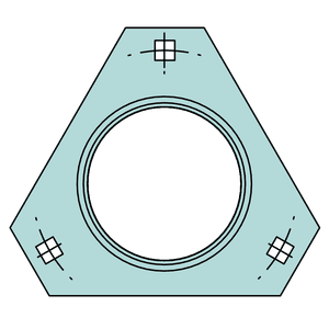 INA INA FLAN62-MSTR-FA125 Flanged housings