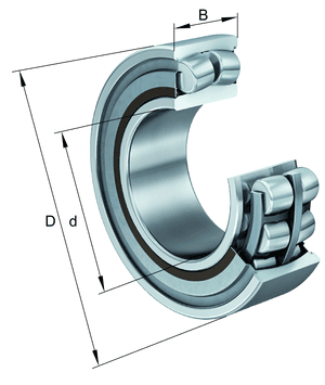 FAG FAG WS22207-E1-XL-2RSR-C3 Spherical roller bearings