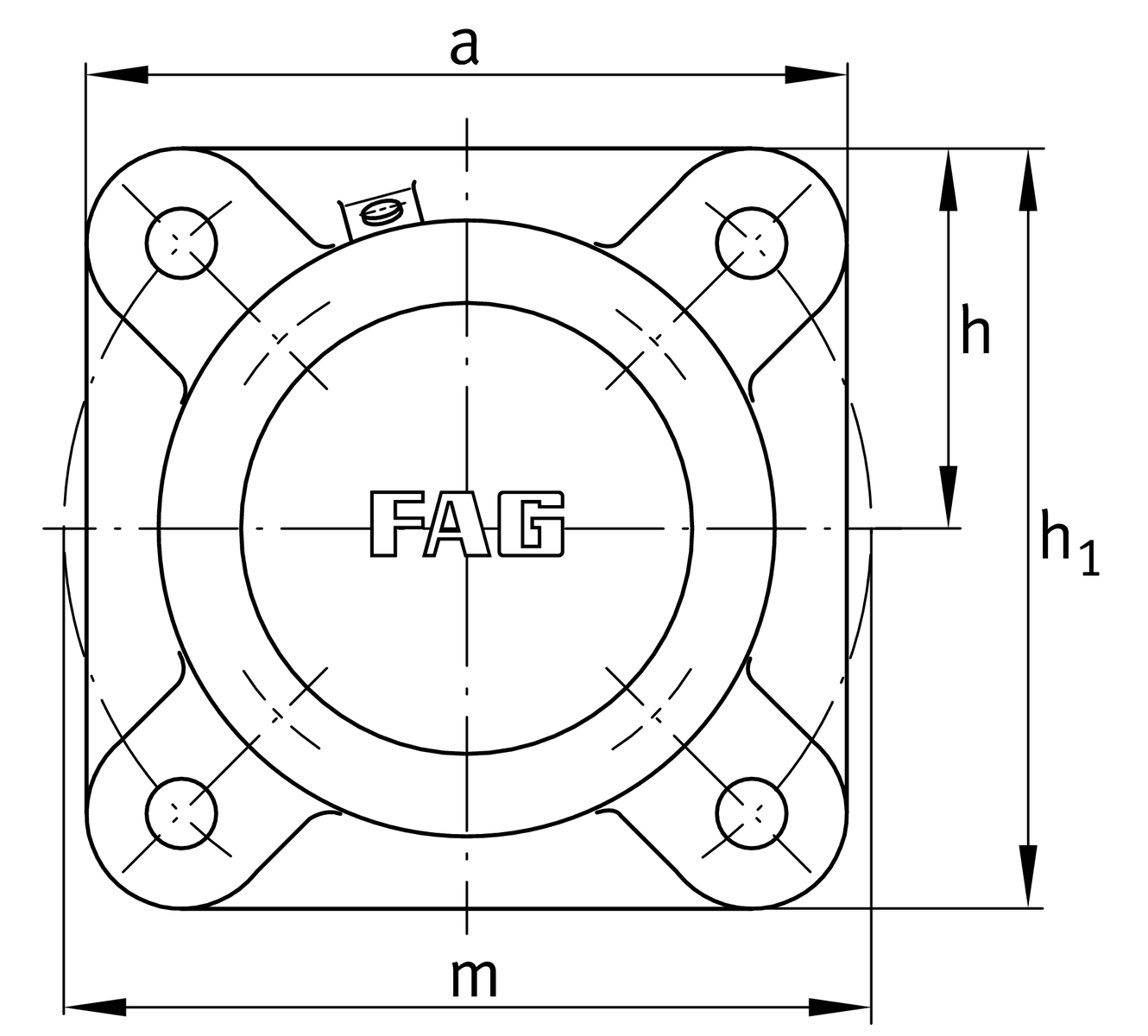 FAG FAG F515-B-L Flanged housings