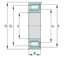 INA INA SL183072-TB-C3 Cylindrical roller bearing
