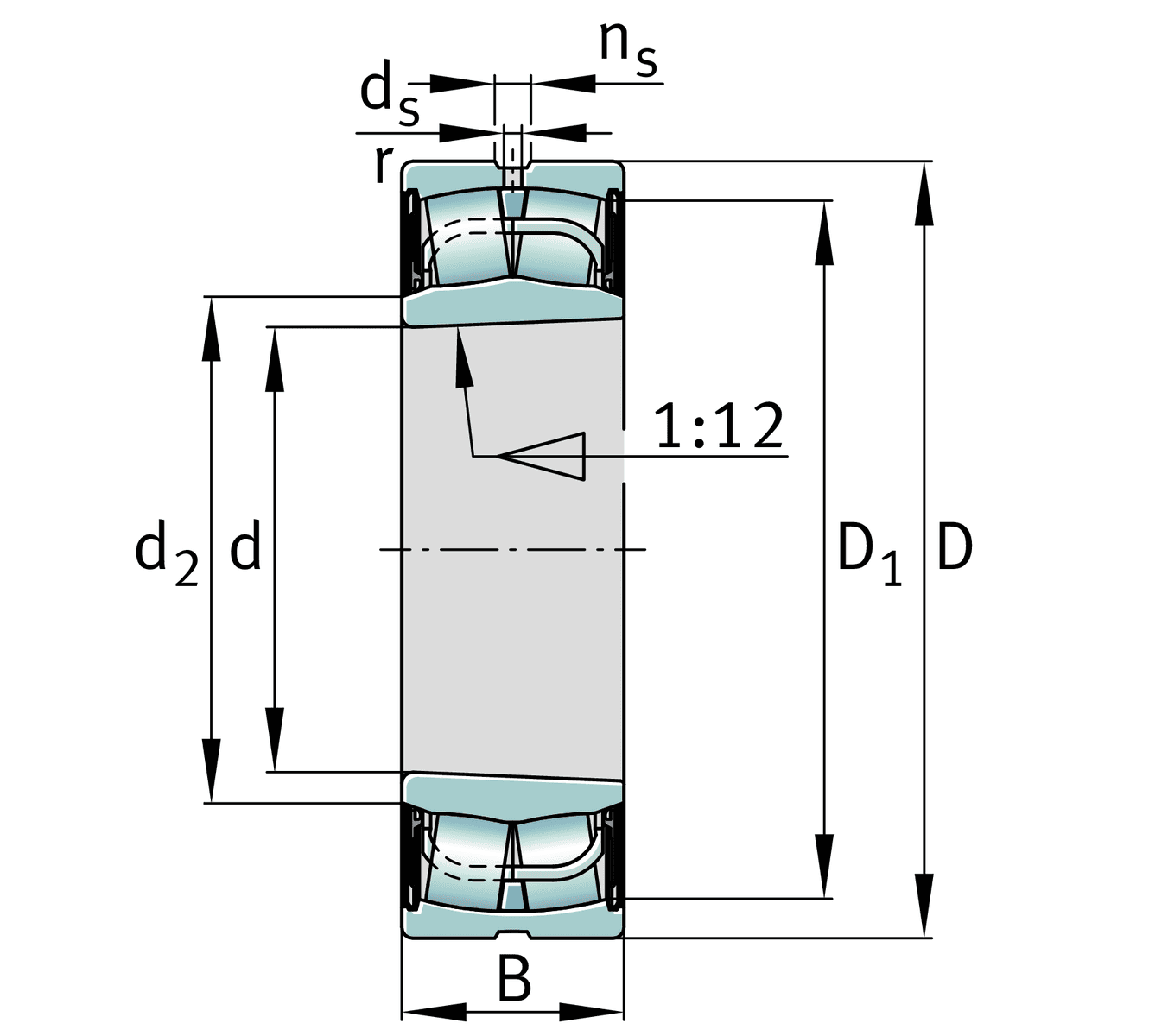 FAG FAG WS22213-E1-XL-K-2RSR Spherical roller bearings