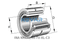 INA INA NKI30/30-TV-XL-C3 Machined needle roller bearing