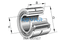 INA INA NKIS17 Machined needle roller bearing