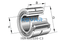 INA INA NKIS30-C3 Machined needle roller bearing