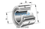 INA INA NKIS40 Machined needle roller bearing
