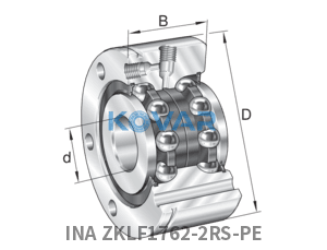 INA INA ZKLF1762-2RS-PE Axial angular contact bearing