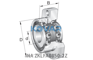 INA INA ZKLFA0850-2Z Axial angular contact bearing