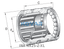 INA INA NX25-Z-XL Needle roller/axial bearing