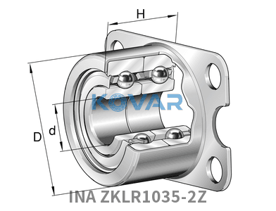 INA INA ZKLR1035-2Z Axial angular contact bearing