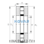 INA INA 89412-TV Axial cylindrical r.