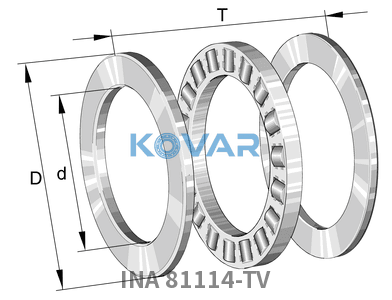 INA INA 81114-TV Axial cylindrical r.