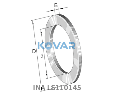 INA INA LS110145 Raceway washers