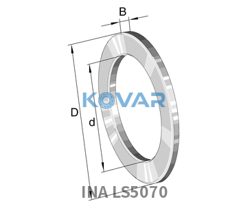 INA INA LS5070 Raceway washers