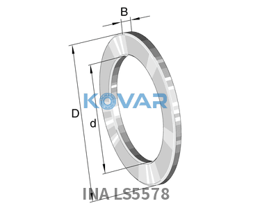 INA INA LS5578 Raceway washers