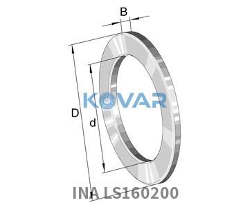 INA INA LS160200 Raceway washers