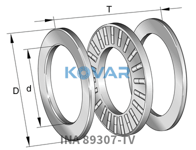 INA INA 89307-TV Axial cylindrical r.