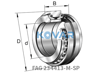 FAG FAG 234413-M-SP Axial angular contact bearing