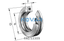 FAG FAG 53309 Axial deep groove ball bearing