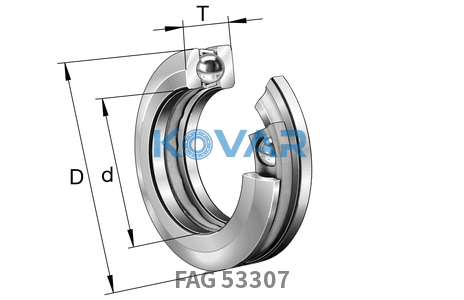 FAG FAG 53307 Axial deep groove ball bearing