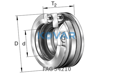 FAG FAG 54210 Axial deep groove ball bearing