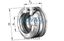 FAG FAG 54314 Axial deep groove ball bearing