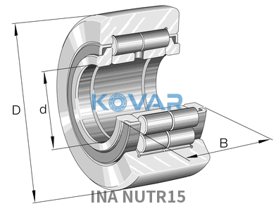 INA INA NUTR15 Yoke type track rollers