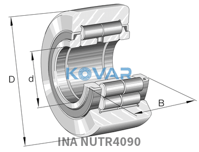 INA INA NUTR4090 Yoke type track rollers