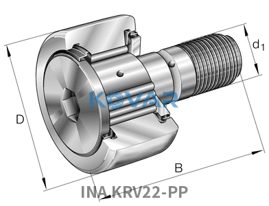 INA INA KRV22-PP Stud type track rollers