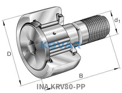 INA INA KRV80-PP Stud type track rollers