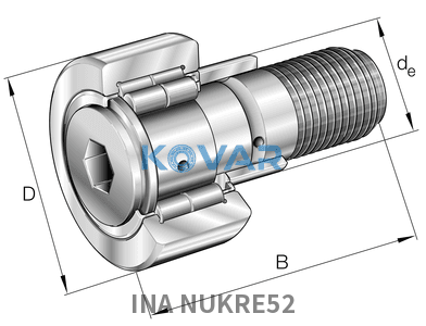 INA INA NUKRE52 Stud type track rollers