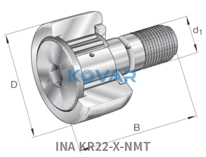 INA INA KR22-X-NMT Stud type track rollers