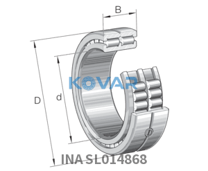 INA INA SL014868 Cylindrical roller bearing