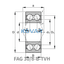 FAG FAG 30/8-B-TVH Angular contact ball bearing