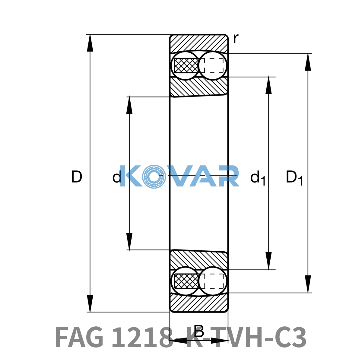 FAG FAG 1218-K-TVH-C3