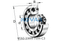 FAG FAG 2309-TVH-C3 Self-aligning ball bearing