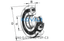 FAG FAG QJ211-XL-TVP-C3 Four point contact bearing
