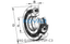 FAG FAG QJ306-XL-TVP-C3 Four point contact bearing