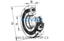 FAG FAG QJ309-XL-TVP-C3 Four point contact bearing