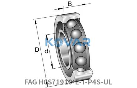 FAG FAG HCS71910-E-T-P4S-UL Spindle bearings
