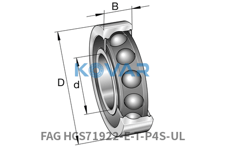 FAG FAG HCS71922-E-T-P4S-UL Spindle bearings