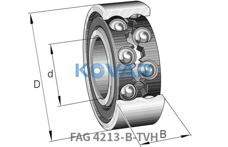 FAG FAG 4213-B-TVH Deep groove ball bearings