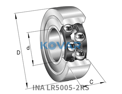 INA INA LR5005-2RS Track rollers