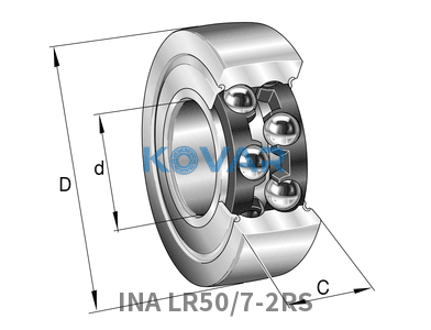 INA INA LR50/7-2RS Track rollers